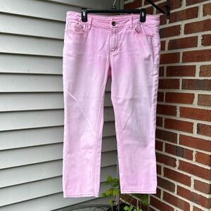 DKNY pink jeans, size 12 women’s